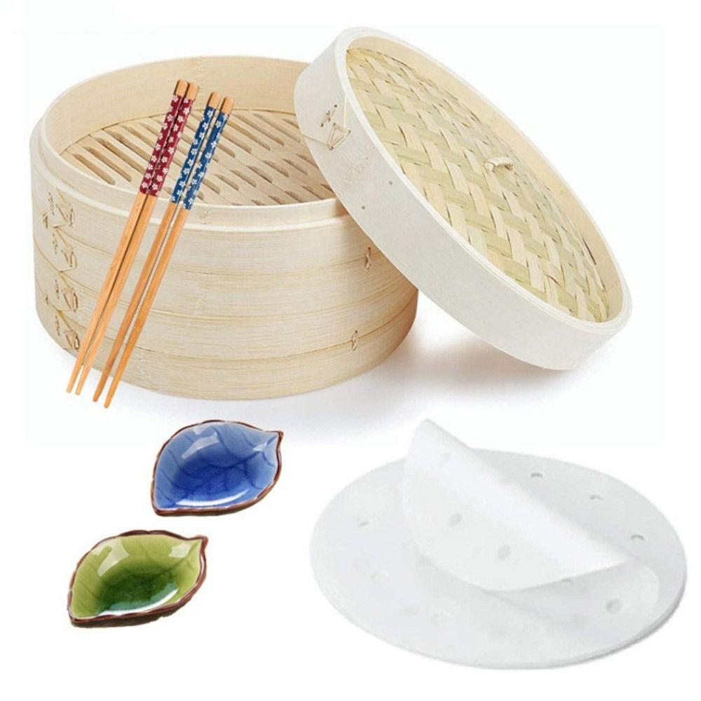 Bao Steamer Bamboo - Chinese Steamer Bamboo Steamer Dimsum Cooking