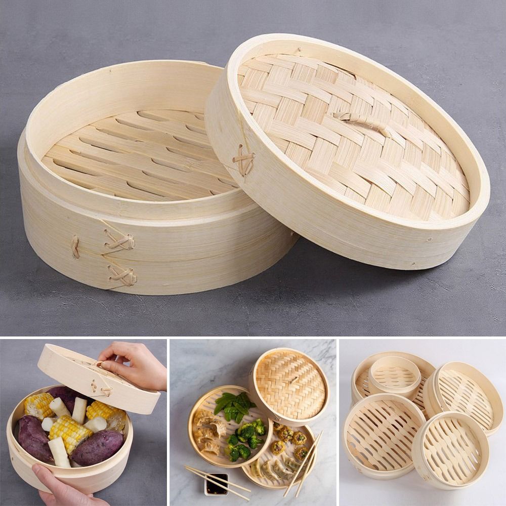 Bao Steamer Bamboo - Chinese Steamer Bamboo Steamer Dimsum Cooking
