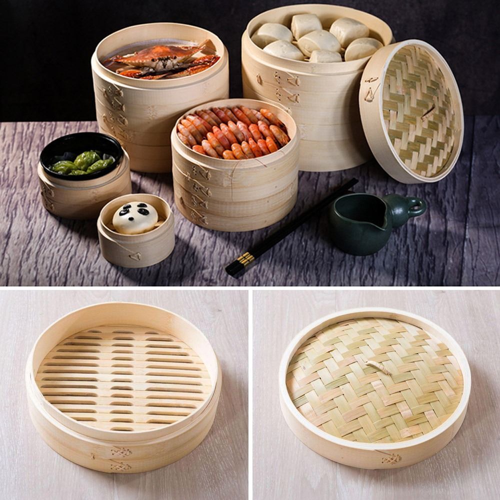 Bao Steamer Bamboo - Chinese Steamer Bamboo Steamer Dimsum Cooking
