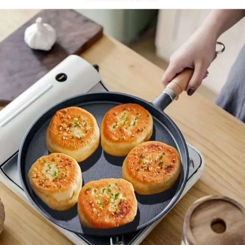 26cm Uncoated Cast Iron Skille - Mini Pancake Griddle recension och pris