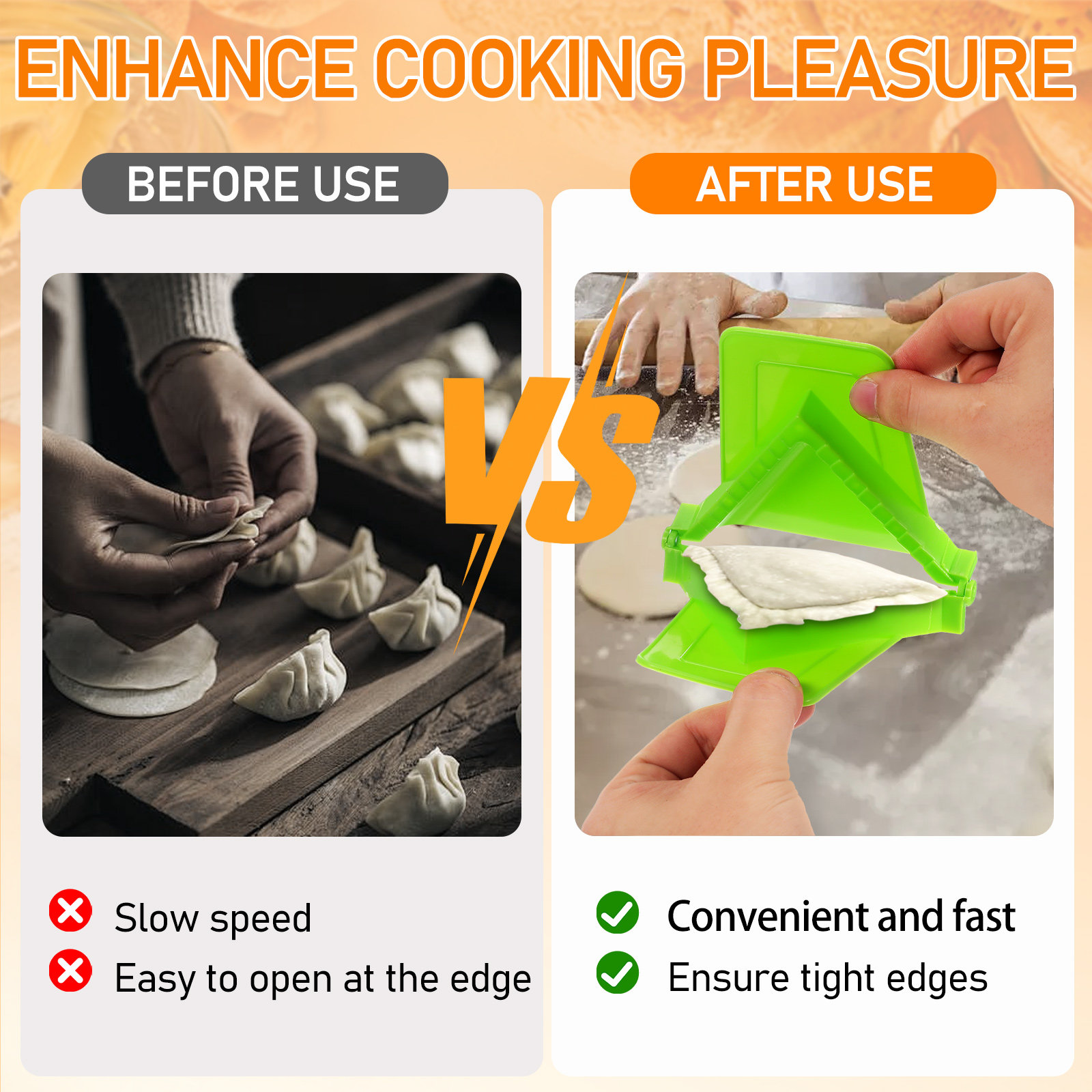 3Pcs Dumpling Mold Set Plastic - Dumpling Press Set recension och pris