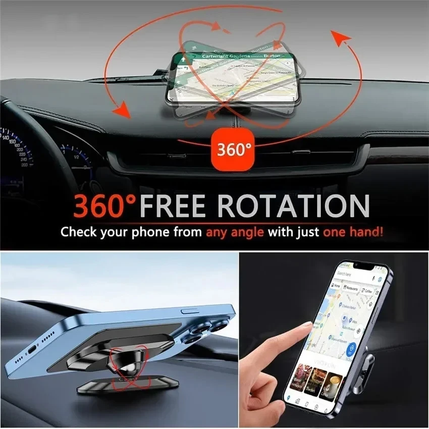 360° Magnetic Car Phone Holder - Taco Stand Holder recension och pris